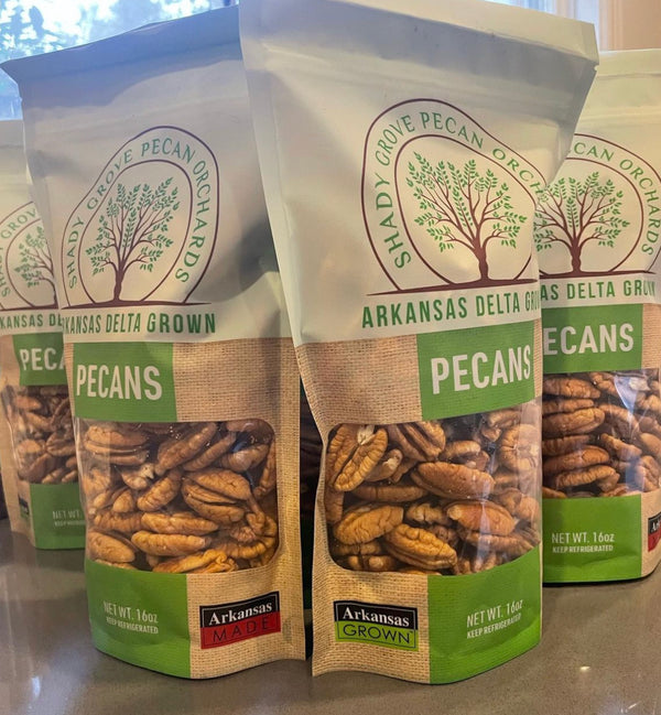 1 lb. Bag Pecan Halves: Shelled & Cleaned